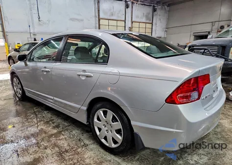 2008 Honda Civic Lx из США, поврежденный, VIN 1HGFA165X8L030604